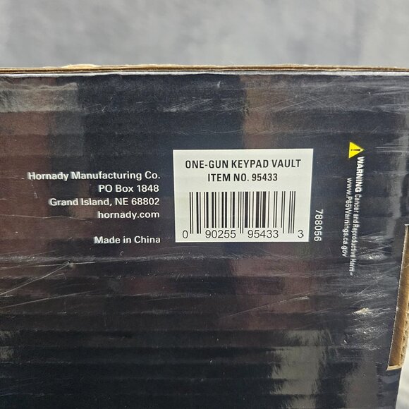 Hornady One Gun Keypad Vault Safe programmable keypad 16 gauge Steel 95433 - Picture 7 of 9